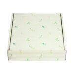 Caja plegadiza con empalme